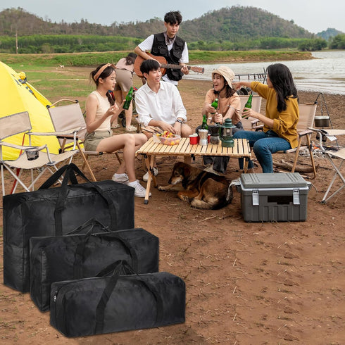 PATIKIL 26" Camp Chair Replacement Bag, Medium Storage Duffle Bag Waterproof Moving Bag with Zipper Foldable Canvas Tote Bag for Travel Camping, B...