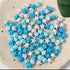 1080 Sheets Origami Star Paper Blue Strips Double Sided Lucky Star Decoration Folding Paper for DIY Hand Art Crafts, School Teaching Supplies (blu...