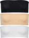 Popular Girls Strapless Bandeau Bra - Seamless Girls Training Bras for Teens. Sports Tube Top Bra 8-14 Age. 3 Pack...