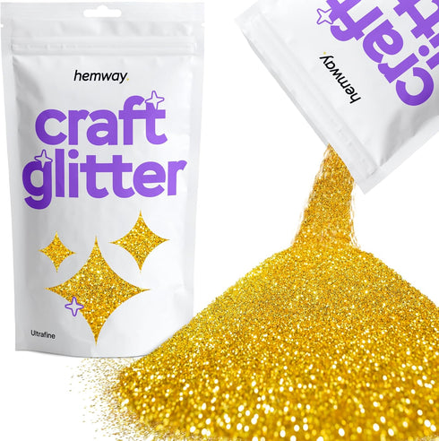 Hemway Craft Glitter 100g / 3.5oz Glitter Flakes for Arts Crafts Tumblers Resin Epoxy Scrapbook Glass Schools Paper Halloween Decorations - Ultraf...