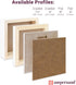 Ampersand Art Supply Wood Gesso Artist Painting Panel: Primed Smooth, 6" x 6", 1-1/2" Cradled Profile...
