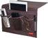 Bedside Storage Organizer, Bedside Caddy, Table Cabinet Storage Organizer, TV Remote Control, Phones, Magazines, Tablets, Accessories (Brown)...