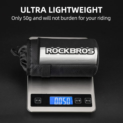 ROCKBROS Bike Water Bottle Holder Bag Bike Bag Handlebar Stem Bag Bicycle Cup Drink Holder Insulated Stem Bag Food Snack Bike Accessories Storage ...