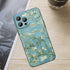 Compatible with iphone 15 Pro Phone Case,Art Van Gogh Almond Blossom Aesthetic Blue Flower Floral Thin Case,Slim Soft TPU Waterproof Shockproof Pr...