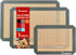 Silicone Baking Mat, Katbite Large Baking Mat Set of 3-2 Half Sheets Mats (11 5/8" x 16 1/2") + 1 Quarter Baking Sheets, Reusable & Nonstick Bakew...