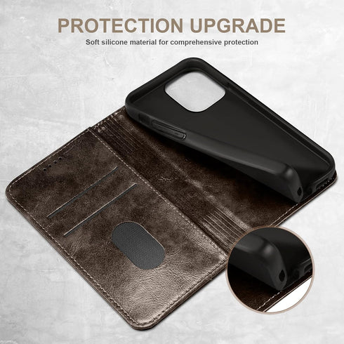 SINIANL Compatible with iPhone 15 Pro Case Wallet, for iPhone 15 Pro Wallet Case with Magnetic Kickstand Credit Card Holder Leather Folio Case Fli...