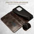 SINIANL Compatible with iPhone 15 Pro Case Wallet, for iPhone 15 Pro Wallet Case with Magnetic Kickstand Credit Card Holder Leather Folio Case Fli...