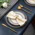 Napkin Rings Holders Set of 6 Fall Wedding Holiday Christmas Metal Dinner Parties Home Table Decoration (Gold Deerlet, 6)...