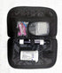 Blood Glucose Monitor Storage Bag Case Portable Blood Blood Glucose Monitor Organizer Carrying Case Pouch (Black)...