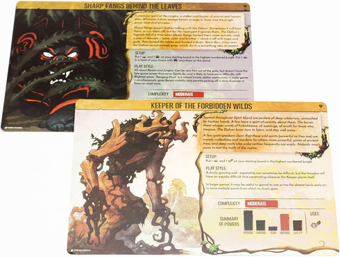 Greater Than Games | Spirit Island: Branch & Claw - Foil Panels | Cooperative Strategy Board Game Accessory | Premium Component Upgrade...