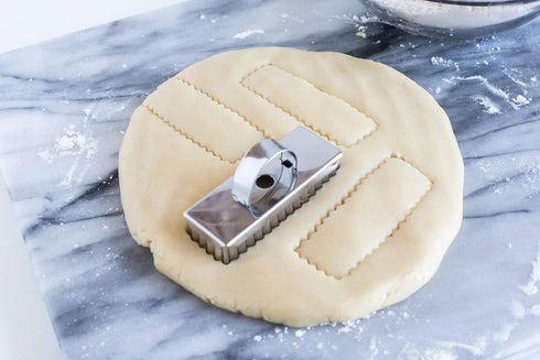 Fox Run Shortbread Cookie Cutter, 3-Inch, Stainless Steel...