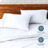 Bare Home Microfiber Pillow Cases - King Size Set of 2 - Cooling Pillowcases - Double Brushed - White Pillowcases 2 Pack - Easy Care (King Pillowc...