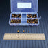 4mm 6mm 8mm Stone Beads Kit for Jewelry Making, Natural Gemstone Round Loose Beads Set for Bracelet Necklace Earring, Tiger Eye 215pcs...