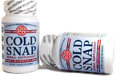 Cold Snap Herbal Supplement 60 Capsules, 2 Pack...