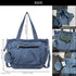 Denim Tote Bag, Large Capacity Jean Purses for Women Denim Crossbody Handbags with Small Purse...