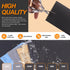 Rustark 26Pcs Resin Sanding and Polishing Casting Tools Assortment Kit Includes Sand Papers Metal Resin Files Polishing Blocks Scissors Brush Poli...