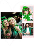 2566PCS+ St. Patrick's Day Beads for Jewelry Making Green Heishi Pearl Star Letter Clay Wooden Irish Round Loose Beads with Enamel Luck Shamrock H...