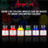 Angelus Brand Acrylic Leather Paint Waterproof 4oz - Flat Black & Flat White Duo...