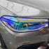 LZLRUN 12 by 48 inches Self Adhesive Auto Car Tint Chrome Chameleon Headlight Taillight Fog Light Vinyl Smoke Film Sheet Sticker Cover (Chameleon ...