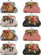 Floral Buckle Coin Purses 8Pcs Cute Rose Small Vintage Pouch Kiss-Lock Change Purse Wallets for Women Girls Kids Gift...