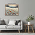 Posterizer 1 pcs-snowy winter flowers scene in oil painting style-1-Landscape & Nature Art-Floral & Botanical Art- Dining Room Decor- unframed wal...