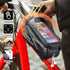 DURATECH Bike Bag, Bike Accessories, Waterproof Bike Phone Bag with EVA Material, TPU Touch Screen and Sun Visor, Bicycle Bag for Phones Under 6.9...