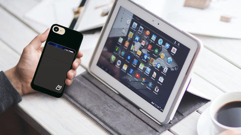 Wallet | Card and Money Holder for Cell Phone | Sticks On Case (Black 2)......