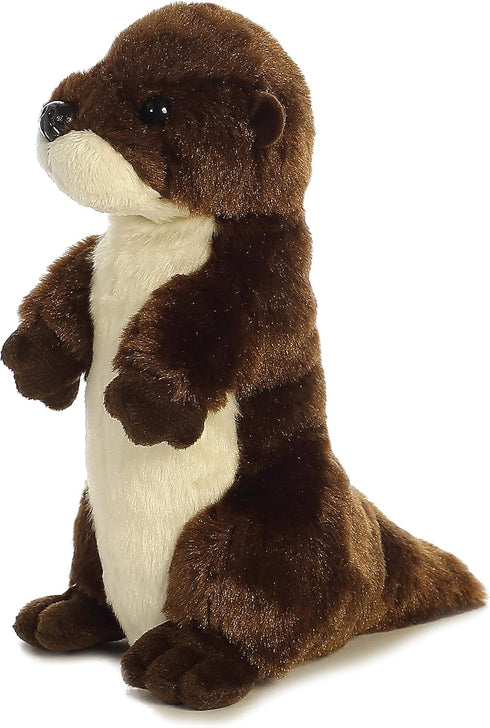 Aurora® Adorable Mini Flopsie™ River Otter Stuffed Animal - Playful Ease - Timeless Companions - Brown 8 Inches...