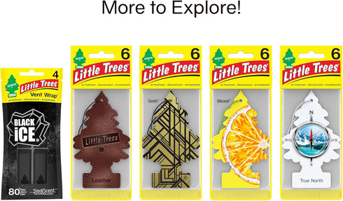 LITTLE TREES Air Fresheners Car Air Freshener. Hanging Tree Provides Long Lasting Scent for Auto or Home. Fresh Shave, 24 Air Fresheners...