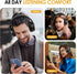 JH-923 Wireless Headphones Over Ear, 65H Playtime, 3EQ Sound Modes, Hi-Res Audio with Deep Bass Microphone,Foldable Lightweight Bluetooth Headphon...