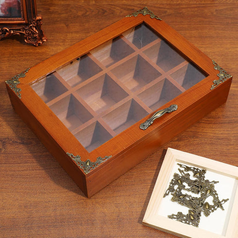 WINOMO 24Pcs Metal Book Corner Protector Scrapbook Album Corner Decor Cover Decoration (Bronze)...