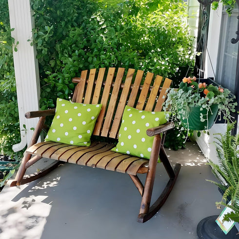 Poise3EHome Outdoor Throw Pillow Covers Set of 2 Waterproof Decorative Pillow Covers for Living Room, Couch, Patio, Spring, 18X18 Inches, Green Po...