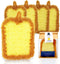 Cute Crochet Scrubbies No Odor Non-Scratch Dishwasher Safe Reusable Scrub for Kitchen and Household Use Double Layered Scrubbers Cleaning Wash Fib...