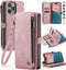Defencase Compatible with iPhone 13 Pro Max Case Wallet with RFID Blocking Card Holder for Women Men, PU Leather Magnetic Snap Flip Zipper Strap W...