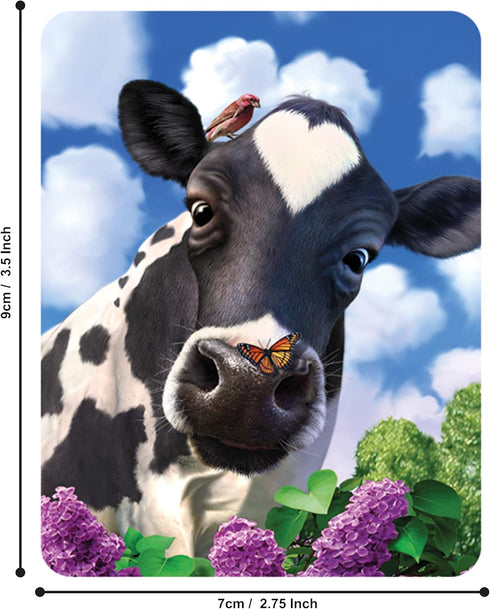 3D LiveLife Magnet - Curious Cow from Deluxebase. Lenticular 3D Farm Fridge Magnet. Magnetic Decor for Kids and Adults with Artwork Licensed from ...