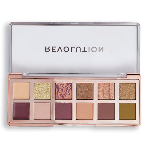 Revolution Beauty, The Eternal Icon Eyeshadow Palette, 12 Ultra-Pigmented Matte & Shimmer Finishes & Shades, Long-Lasting & Blendable, Vegan & Cru...