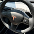 Tesla Model 3 / Model Y Steering Wheel Wrap (Carbon Fiber)...