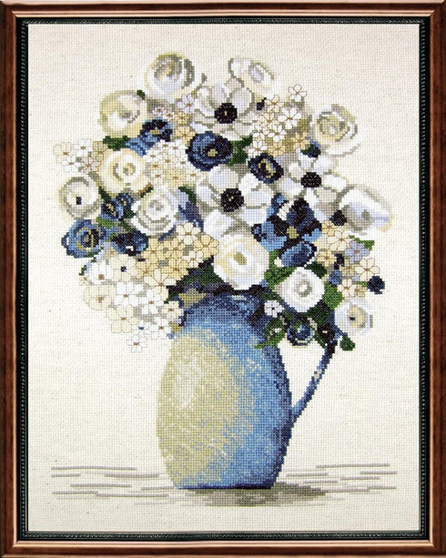 Janlynn Cross Stitch Kit, Anemones (14 Count)...
