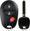 KeylessOption Keyless Entry Remote Fob Uncut Blank Car Key for GQ43VT20T...