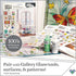 Gallery Glass, Crystal Clear Stained Glass 2 fl oz Brilliant Smooth Finish Paint, Perfect for Easy to Apply DIY Arts and Crafts, 19693...