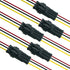 5 Kit 3 Pin Way Car Waterproof Electrical Connector Plug Male Female Wire Cable Connector Plug with Wire AWG Marine...