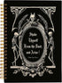 The Undead Arise Gothic Macabre Art Spiral Notebook Journal 5.5×8.3 Inch,Goth Gothic Mystical Lined Hardcover Spiral Notebook for Work Notes Journ...