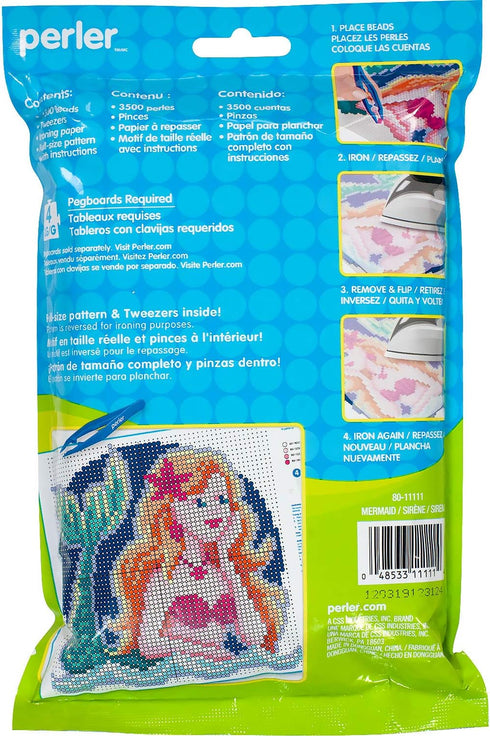 Perler Mermaid Pattern Bag Beads Kit, 3500pcs...