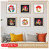 Juexica 6 Pcs Mushroom Cross Stitch Sets Mushroom Embroidery Kit for Beginners with Pattern and Instructions, 2 Embroidery Hoops, 6 Needles, Needl...