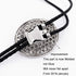 SELOVO Big Large Green Rhinestone Western Mens Bolo Tie Genuine Leather...