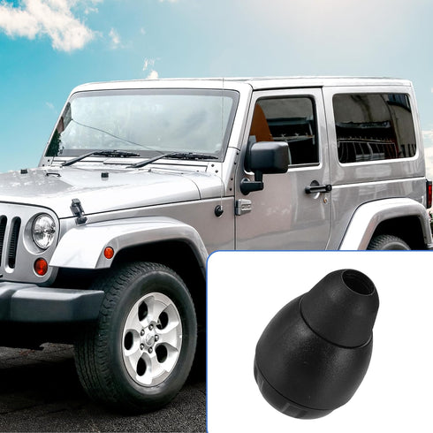 uxcell 1 Set 6 Speed Manual Transmission Shift Knob with Insert for Jeep Wrangler 2007-2013 No.52060485AG...