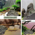 PINVNBY Turtle Basking Platform, Reptile Climbing Shale Resin Ledge Stone, Aquarium Ornament Rock Landscaping Decoration with Suction Cups for Fro...