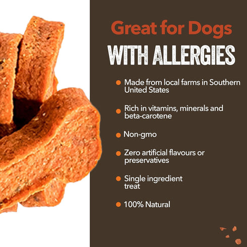 Gaines Family Farmstead Sweet Potato Dog Bones, All-Natural, Grain Free Dog Treats for All Ages & Breeds, Great for Training and Rewards, Made in ...