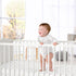 Gold and White Star Baby or Toddler Fitted Crib Sheet for Celestial Collection by Sweet Jojo Designs...