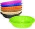 G.E.T. WB-1501-BK Round Polyweave Bread Roll Serving Basket, 9.5", Black...